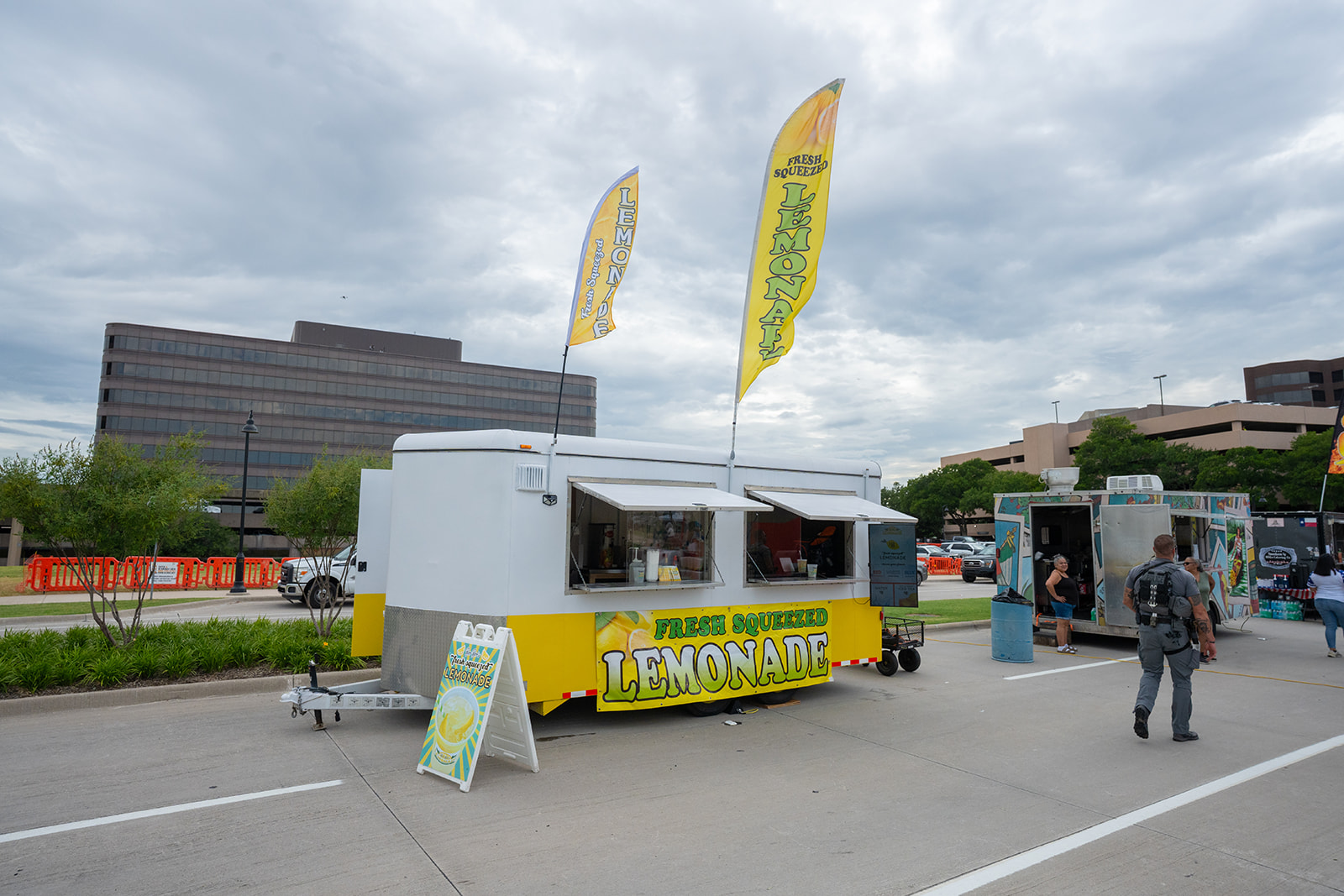 Boo Boo's Lemonade trailer at an event